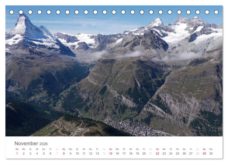 Produktbild: Magie Matterhorn (Tischkalender 2026 DIN A5 quer), CALVENDO Monatskalender