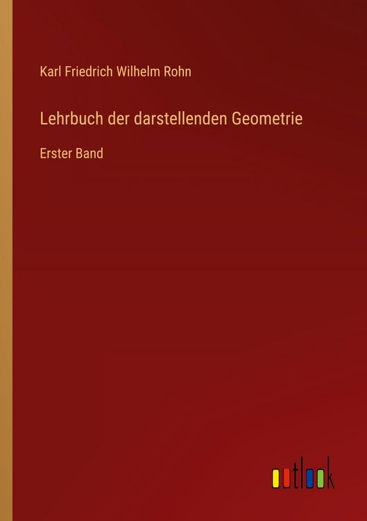 Produktbild: Lehrbuch der darstellenden Geometrie