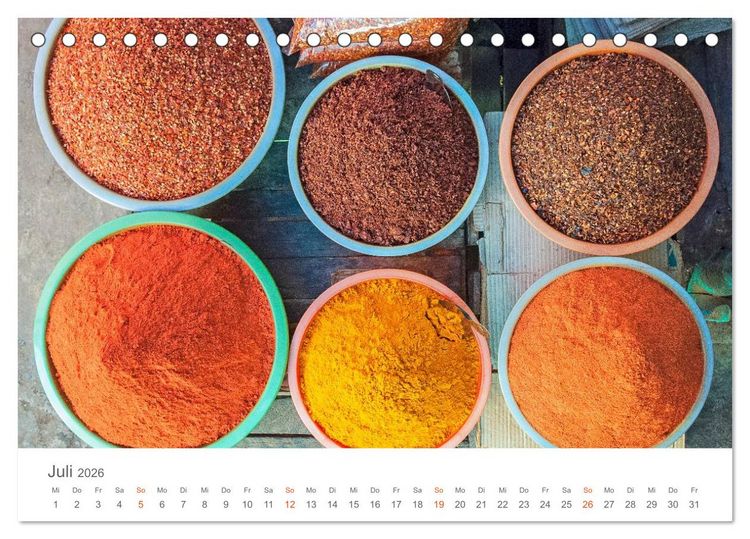 Produktbild: M&auml;rkte in S&uuml;dostasien (Tischkalender 2026 DIN A5 quer), CALVENDO Monatskalender