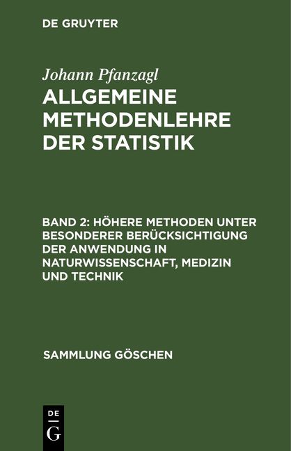 Produktbild: H&ouml;here Methoden unter besonderer Ber&uuml;cksichtigung der Anwendung in Naturwissenschaft, Medizin und Technik