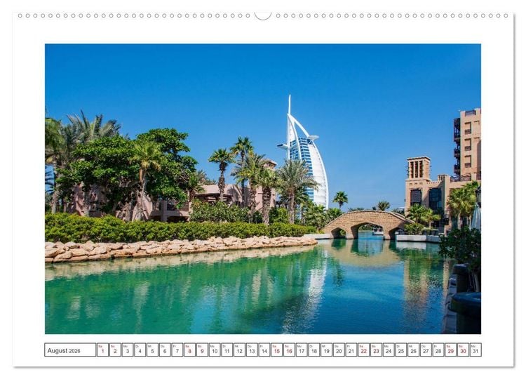 Produktbild: Dubai - Faszinierende Metropole (hochwertiger Premium Wandkalender 2026 DIN A2 quer), Kunstdruck in Hochglanz