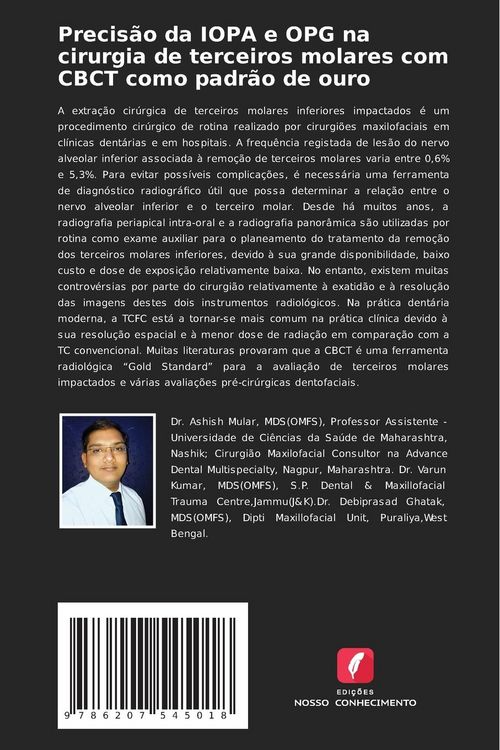 Produktbild: Precis&atilde;o da IOPA e OPG na cirurgia de terceiros molares com CBCT como padr&atilde;o de ouro