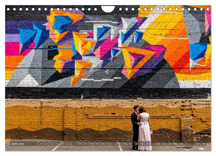 Produktbild: Streetart international (Wandkalender 2026 DIN A4 quer), CALVENDO Monatskalender