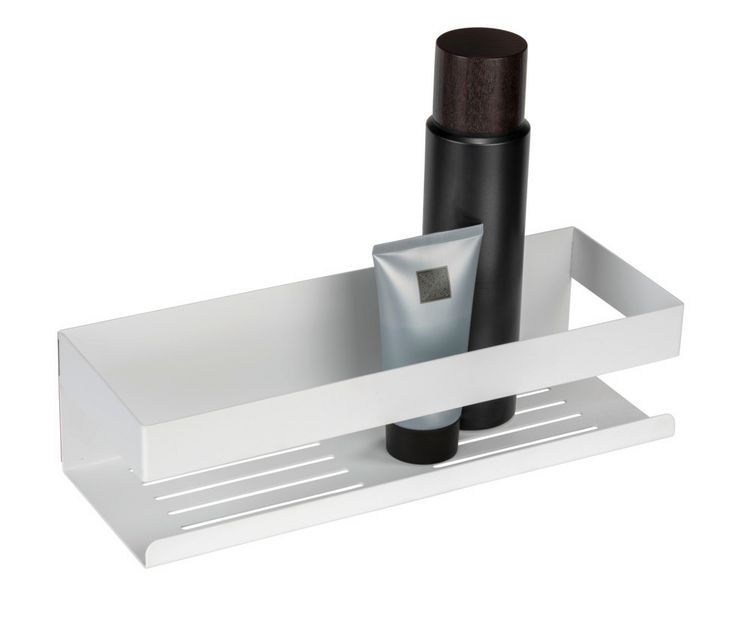 Produktbild: Turbo-Loc&reg; Wandablage Mod. Genova White matt, Befestigen ohne Bohren mit Spezial-Klebepad