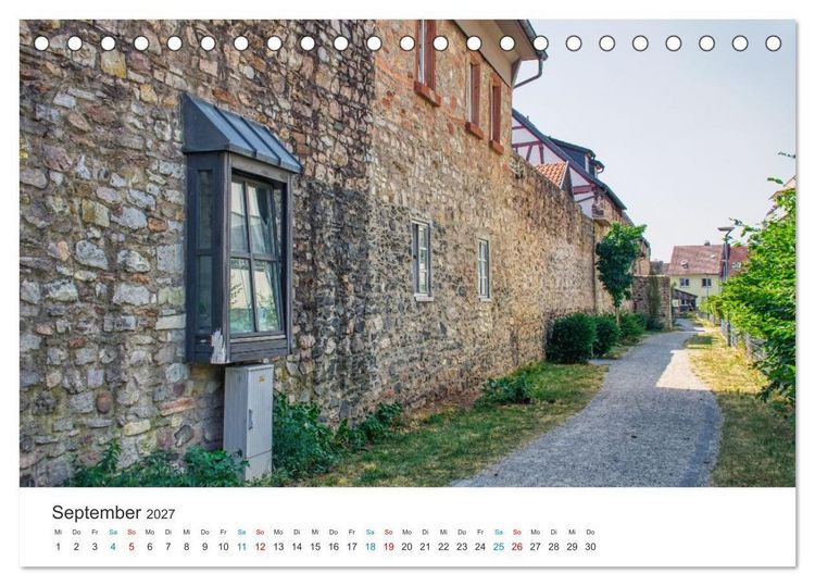 Produktbild: Babenhausen - Sch&ouml;ne Ecken und erstaunliche Besonderheiten (Tischkalender 2027 DIN A5 quer), CALVENDO Monatskalender