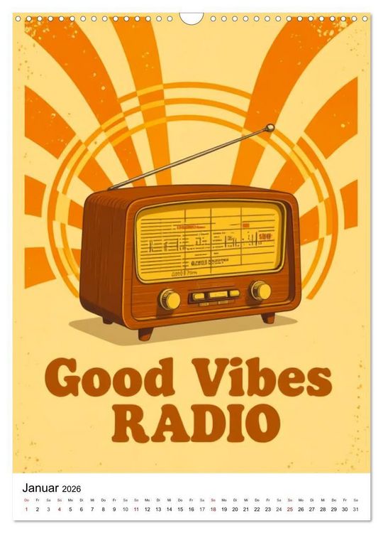 Produktbild: Feel the Groove &ndash; Funk & Soul Vintage (Wandkalender 2026 DIN A3 hoch), CALVENDO Monatskalender