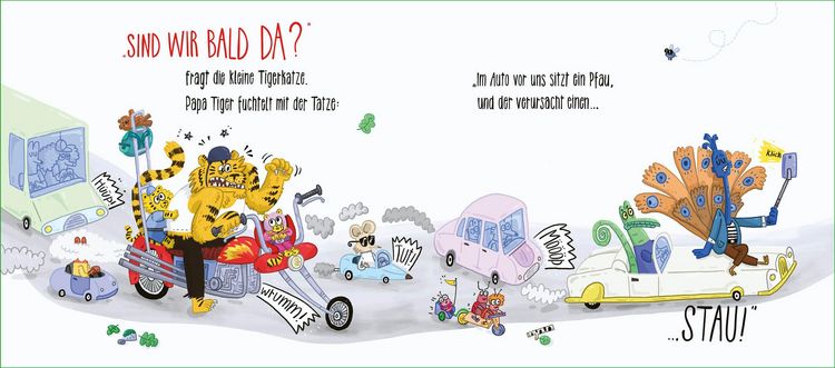 Produktbild: Sind wir bald da? Kroko, Fuchs und Pfau &ndash; alle stehen im Stau