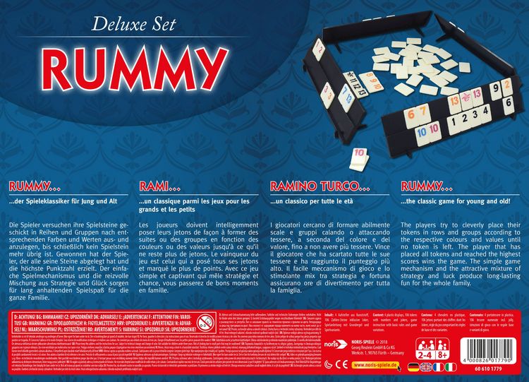 C.H.H. Deluxe Rummy Tile in Aluminum Case