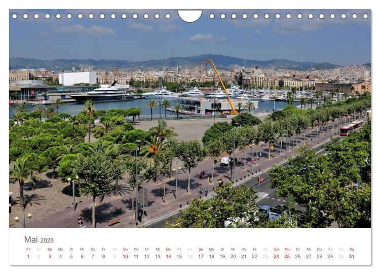 Produktbild: Barcelona im Auge der Kamera (Wandkalender 2026 DIN A4 quer), CALVENDO Monatskalender