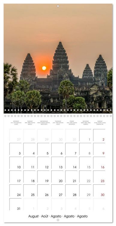 Produktbild: Siem Reap City of Temples Cambodia (Wall Calendar 2026 12 &times; 12 Inch) CALVENDO 12 Month Wall Calendar