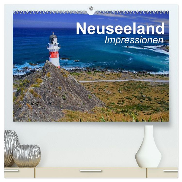 Produktbild: Neuseeland &bull; Impressionen (hochwertiger Premium Wandkalender 2026 DIN A2 quer), Kunstdruck in Hochglanz
