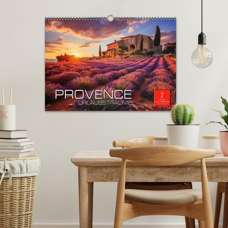 Produktbild: Provence Urlaubstr&auml;ume (Wandkalender 2026 DIN A3 quer), CALVENDO Monatskalender