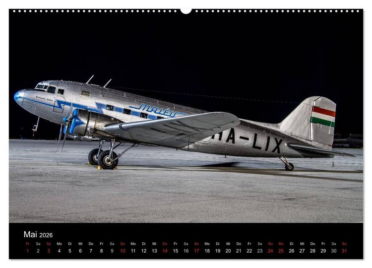 Produktbild: Welt der Flugzeuge (hochwertiger Premium Wandkalender 2026 DIN A2 quer), Kunstdruck in Hochglanz