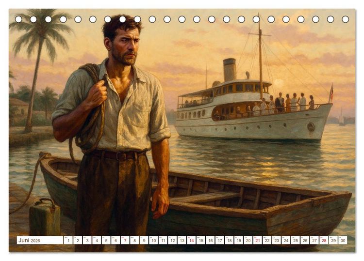 Produktbild: Ernest Hemingway (Tischkalender 2026 DIN A5 quer), CALVENDO Monatskalender