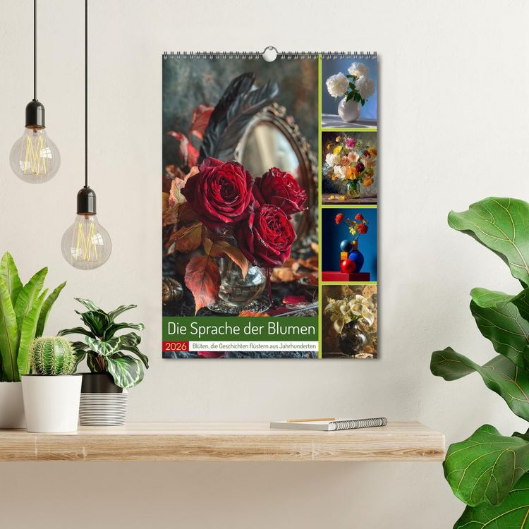 Produktbild: Die Sprache der Blumen (Wandkalender 2026 DIN A3 hoch), CALVENDO Monatskalender
