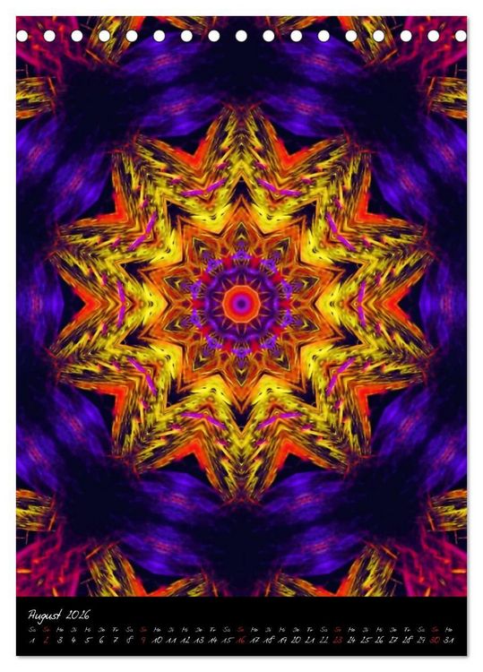 Produktbild: Mandala - Esoterik & Meditation (Tischkalender 2026 DIN A5 hoch), CALVENDO Monatskalender
