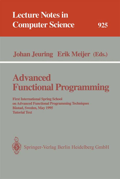 Produktbild: Advanced Functional Programming