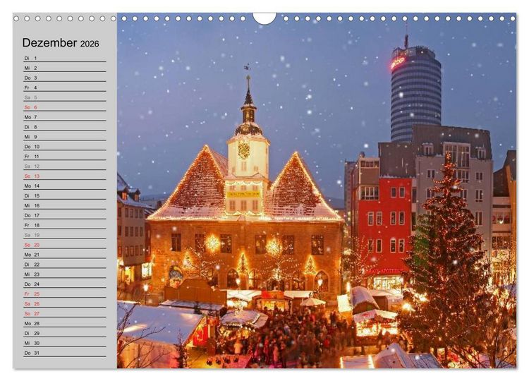 Produktbild: Jena in Th&uuml;ringen (Wandkalender 2026 DIN A3 quer), CALVENDO Monatskalender
