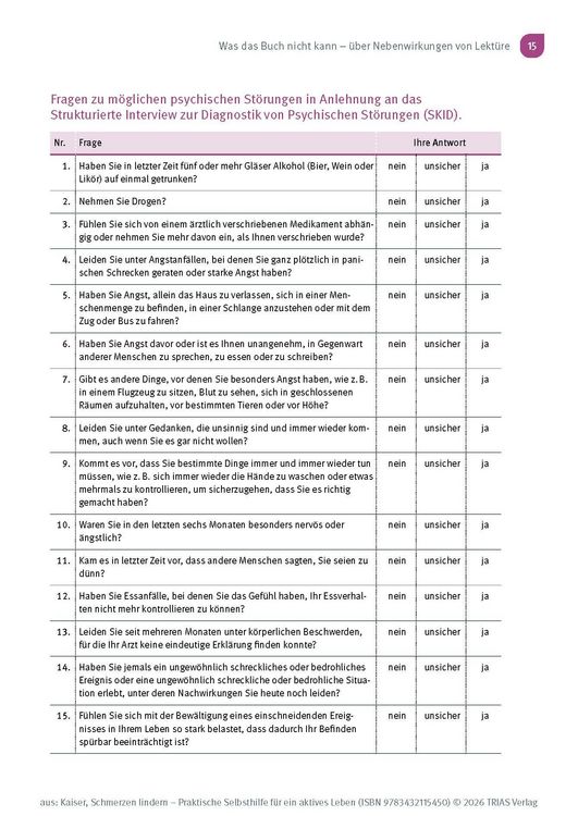 Produktbild: Schmerzen lindern - Praktische Selbsthilfe f&uuml;r ein aktives Leben