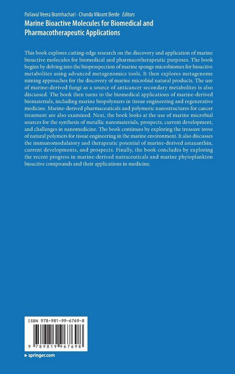 Produktbild: Marine Bioactive Molecules for Biomedical and Pharmacotherapeutic Applications