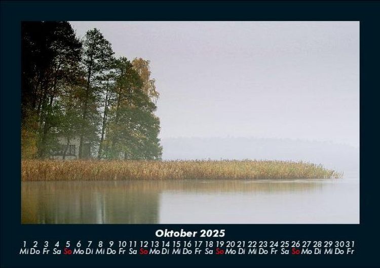 Produktbild: Tage am See 2025 Fotokalender DIN A5