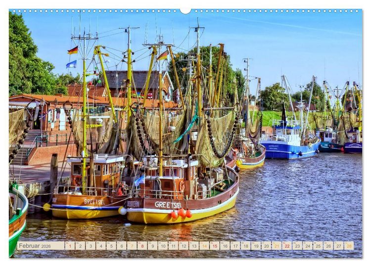 Produktbild: Reise an die Nordsee - Greetsiel (hochwertiger Premium Wandkalender 2026 DIN A2 quer), Kunstdruck in Hochglanz