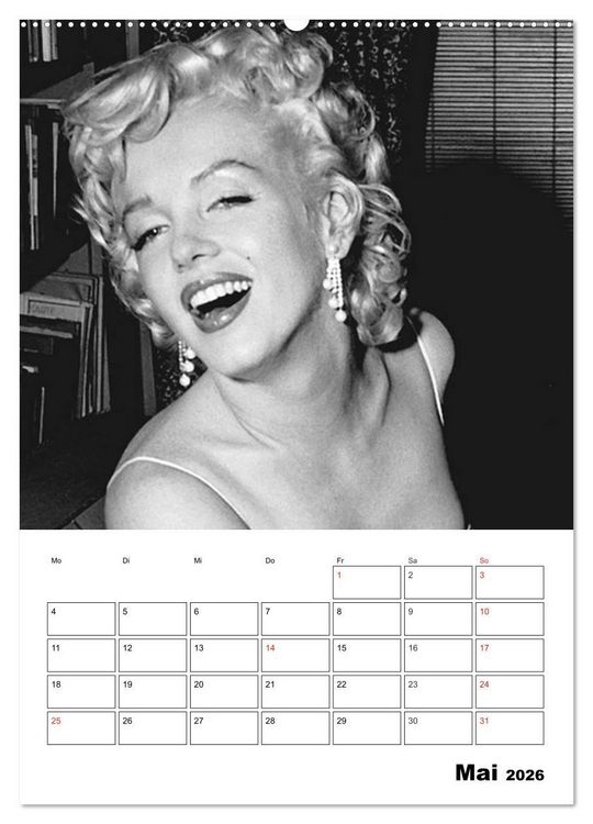Produktbild: Marilyn Monroe. Weltstar und Sexsymbol (hochwertiger Premium Wandkalender 2026 DIN A2 hoch), Kunstdruck in Hochglanz