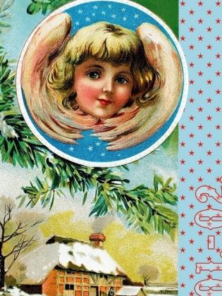 Produktbild: CALVENDO Puzzle 1.-2. 12. - Engel &uuml;ber Bauernhof | 1000 Teile Lege-Gr&ouml;&szlig;e 64x48cm Foto-Puzzle f&uuml;r gl&uuml;ckliche Stunden