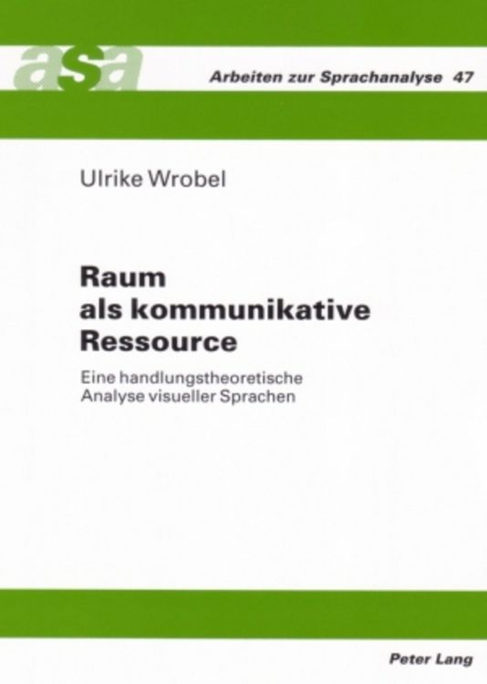 Produktbild: Raum als kommunikative Ressource