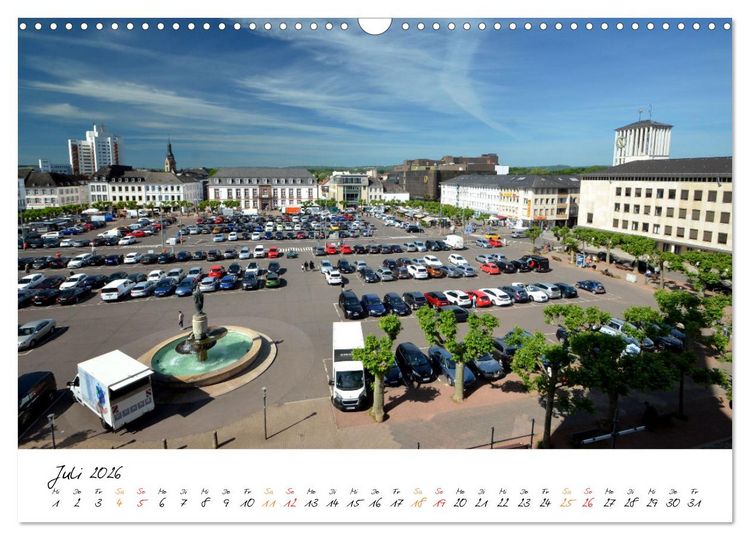 Produktbild: Saarlouis - Stadt des Sonnenk&ouml;nigs (Wandkalender 2026 DIN A3 quer), CALVENDO Monatskalender