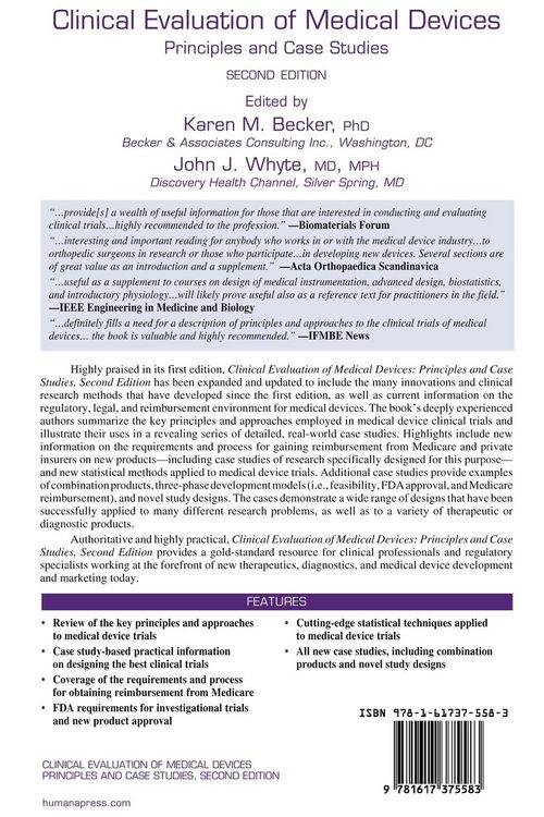 Produktbild: Clinical Evaluation of Medical Devices