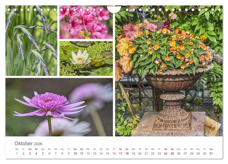 Produktbild: Ein Garten, der zum Verweilen einl&auml;dt (Wandkalender 2026 DIN A4 quer), CALVENDO Monatskalender