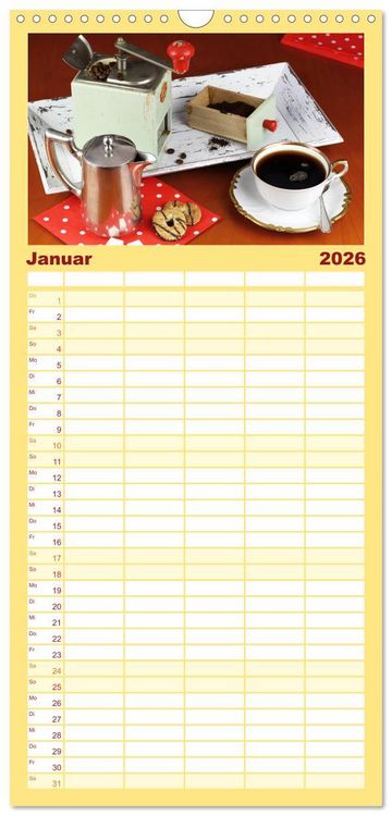 Produktbild: Familienplaner 2026 - Großmutter´s Küche mit 5 Spalten (Wandkalender, 21 x 45 cm) CALVENDO