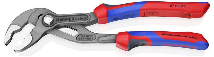 Produktbild: Knipex-Werk Cobra-Wasserp.-Zange 87 02 180