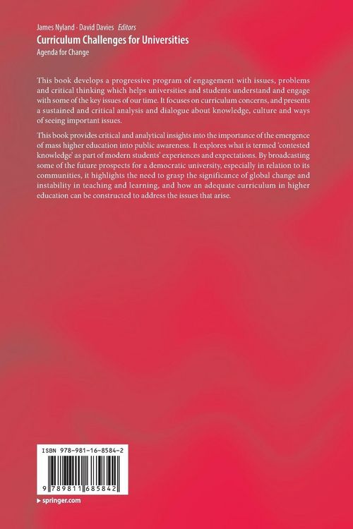 Produktbild: Curriculum Challenges for Universities