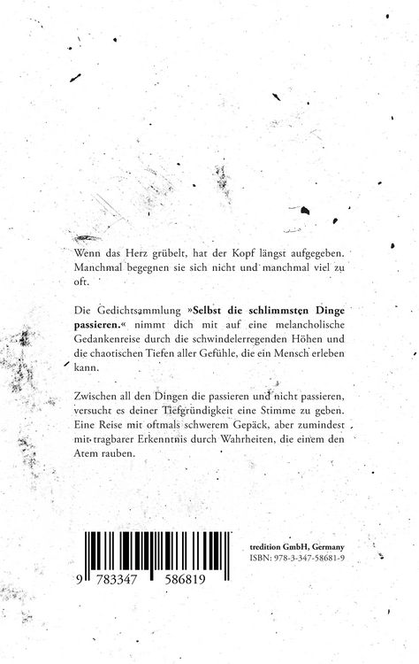 Produktbild: Selbst die schlimmsten Dinge passieren.