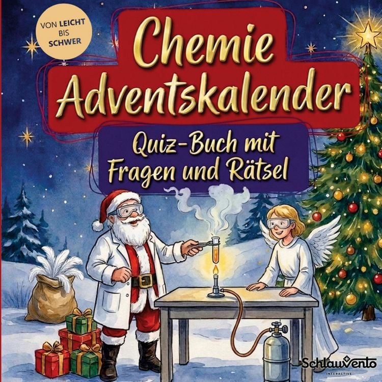 Produktbild: Chemie-Adventskalender: Quiz-Buch mit Fragen und R&auml;tsel