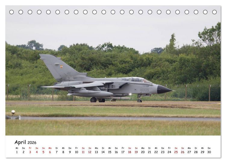Produktbild: Milit&auml;rjets Panavia Tornado (Tischkalender 2026 DIN A5 quer), CALVENDO Monatskalender