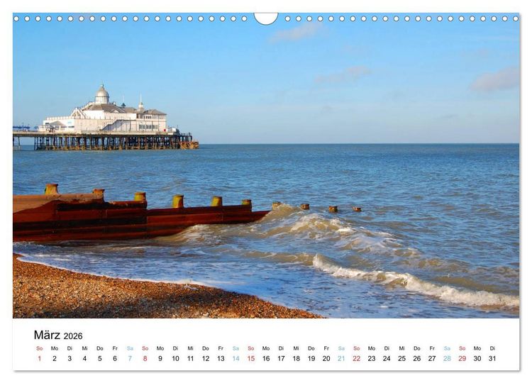 Produktbild: East Sussex (Wandkalender 2026 DIN A3 quer), CALVENDO Monatskalender