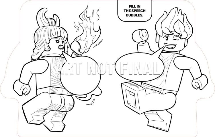 Produktbild: LEGO&reg; NINJAGO&reg; - Mein gro&szlig;es Minifigur-Malbuch