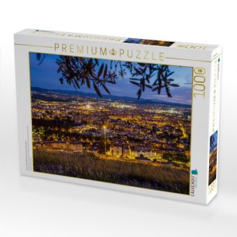 Produktbild: CALVENDO Puzzle Traumhafte Nachtstimmung in Granada | 1000 Teile Lege-Gr&ouml;&szlig;e 64x48cm Foto-Puzzle f&uuml;r gl&uuml;ckliche Stunden