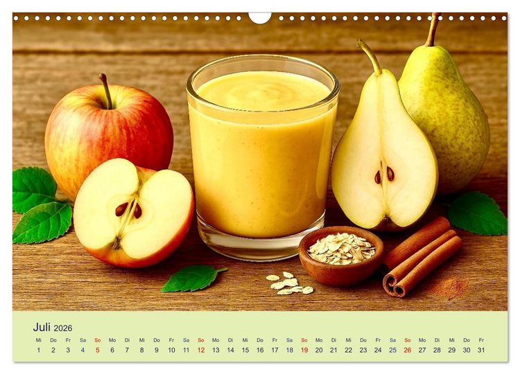 Produktbild: Gesunde Smoothies (Wandkalender 2026 DIN A3 quer), CALVENDO Monatskalender