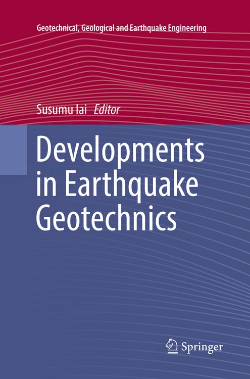 Produktbild: Developments in Earthquake Geotechnics