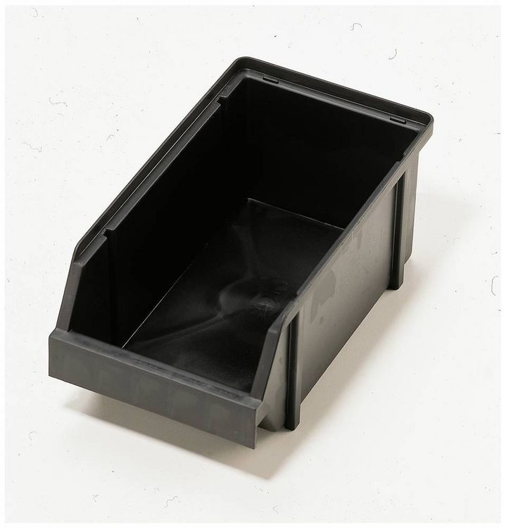 Produktbild: Raaco 109314 ESD Lagersichtbox 4-280 (B x H x T) 125 x 101 x 228mm Schwarz 1St.