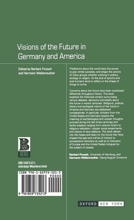 Produktbild: Visions of the Future in Germany and America