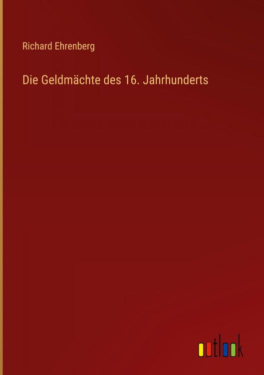 Produktbild: Die Geldm&auml;chte des 16. Jahrhunderts
