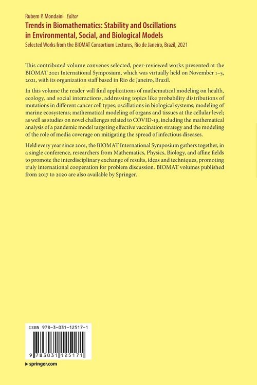 Produktbild: Trends in Biomathematics: Stability and Oscillations in Environmental, Social, and Biological Models