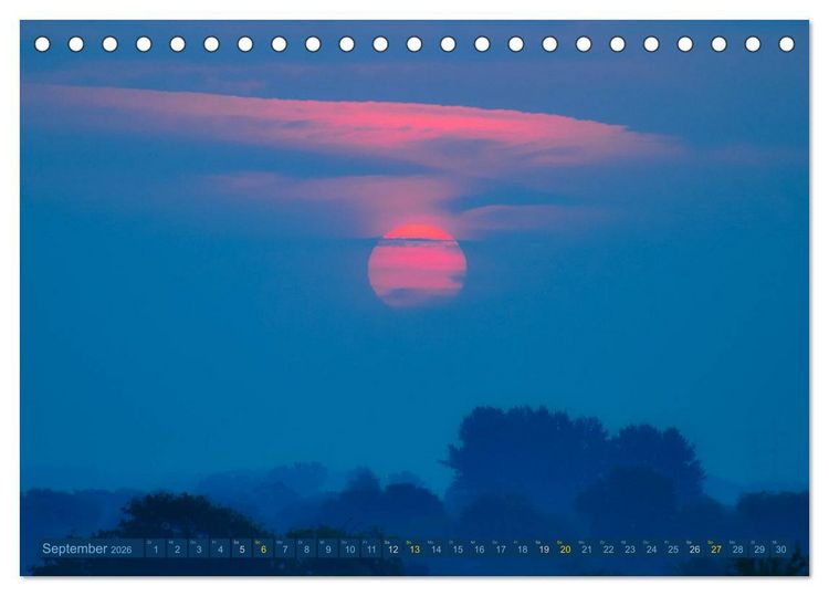 Produktbild: Die Sonne - 2026 (Tischkalender 2026 DIN A5 quer), CALVENDO Monatskalender