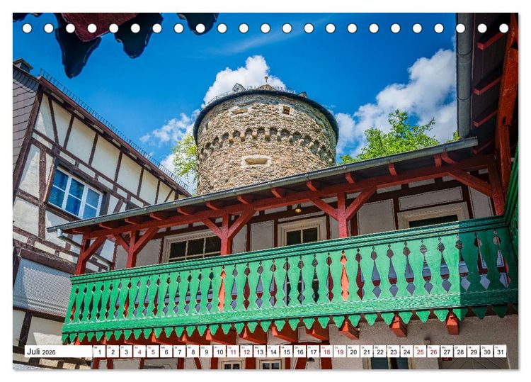 Produktbild: Herrstein - Perle des Hunsr&uuml;cks (Tischkalender 2026 DIN A5 quer), CALVENDO Monatskalender