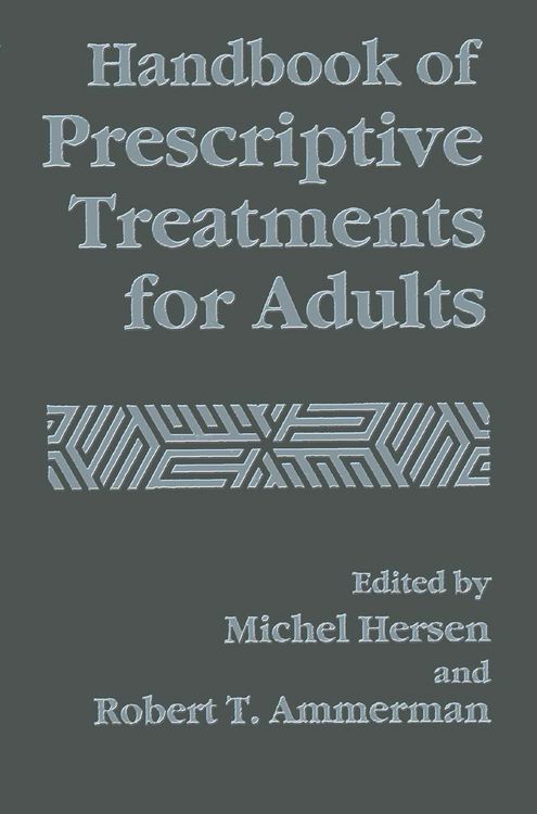 Produktbild: Handbook of Prescriptive Treatments for Adults